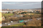 From Northala Fields, panorama of North West london including the Wembley arch.