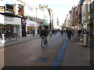 Cyclists in Queen Street